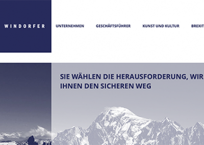 Webseite für einen Rechtsanwalt