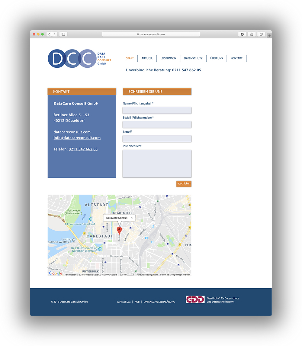Webseitengestaltung für Datenschutzdienstleister Webseitengestaltung für Datenschutzdienstleister