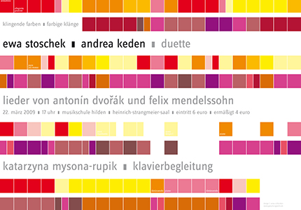 Artwork für eine Konzertveranstaltung