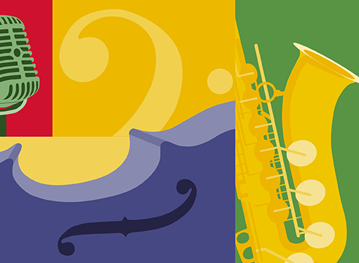 Visitenkartengestaltung für Jazzmusiker