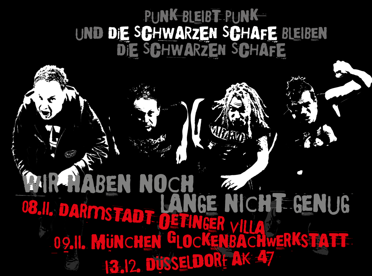 Promo-Grafik Plattenrelease Punkband, Konzerttermine Promo-Grafik Plattenrelease Punkband, Konzerttermine