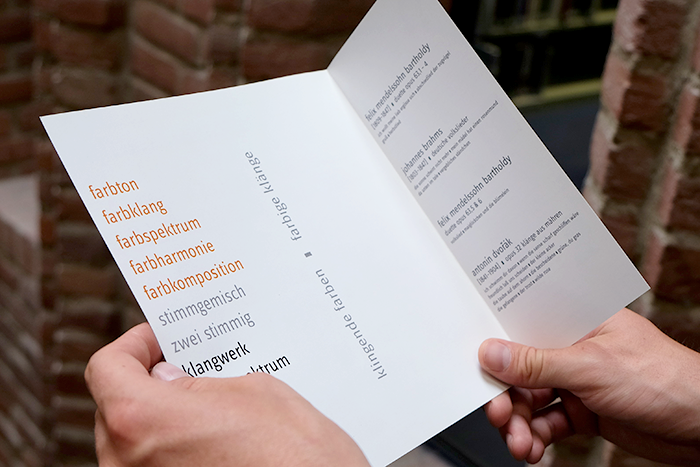 Kommunikationsmittel für ein klassisches Konzert Kommunikationsmittel für ein klassisches Konzert